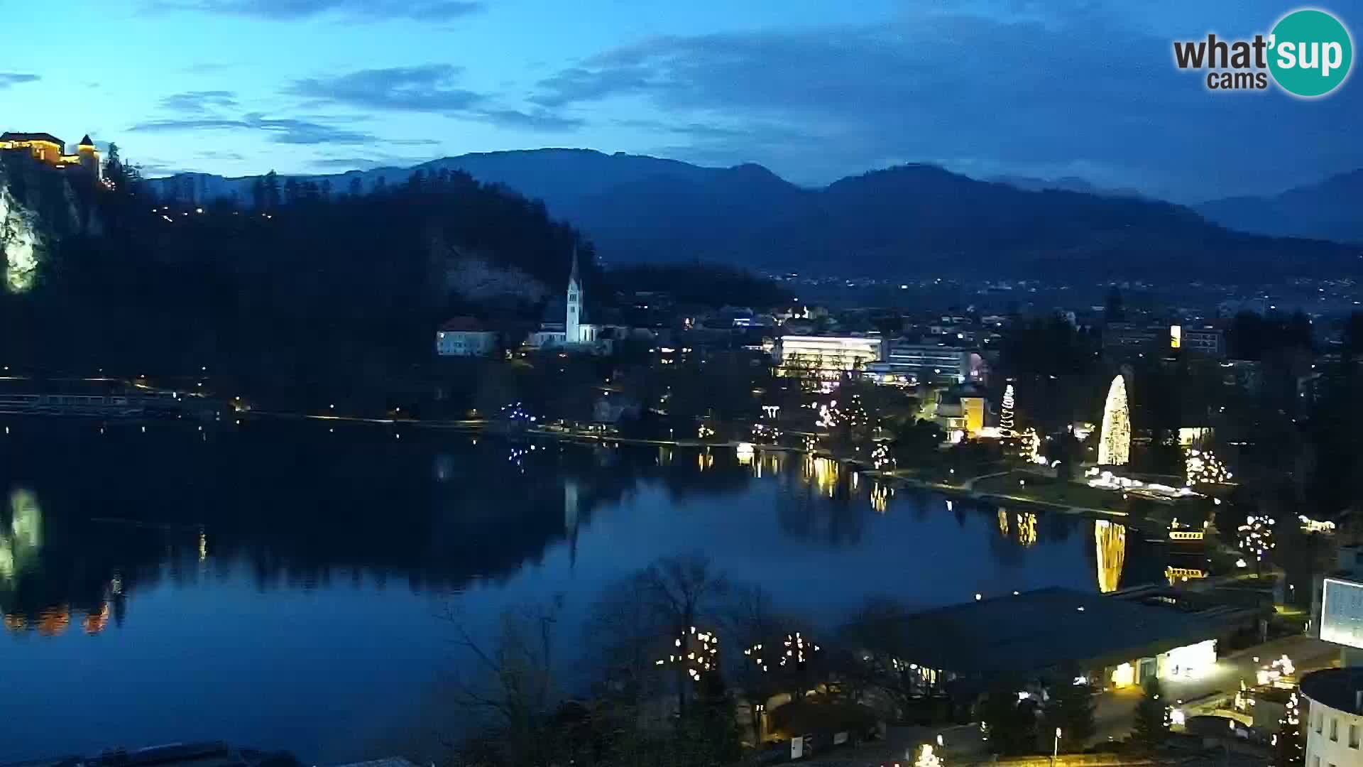 Panorama del lago Bled