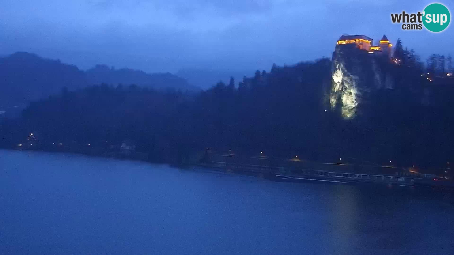 Panorama del lago Bled