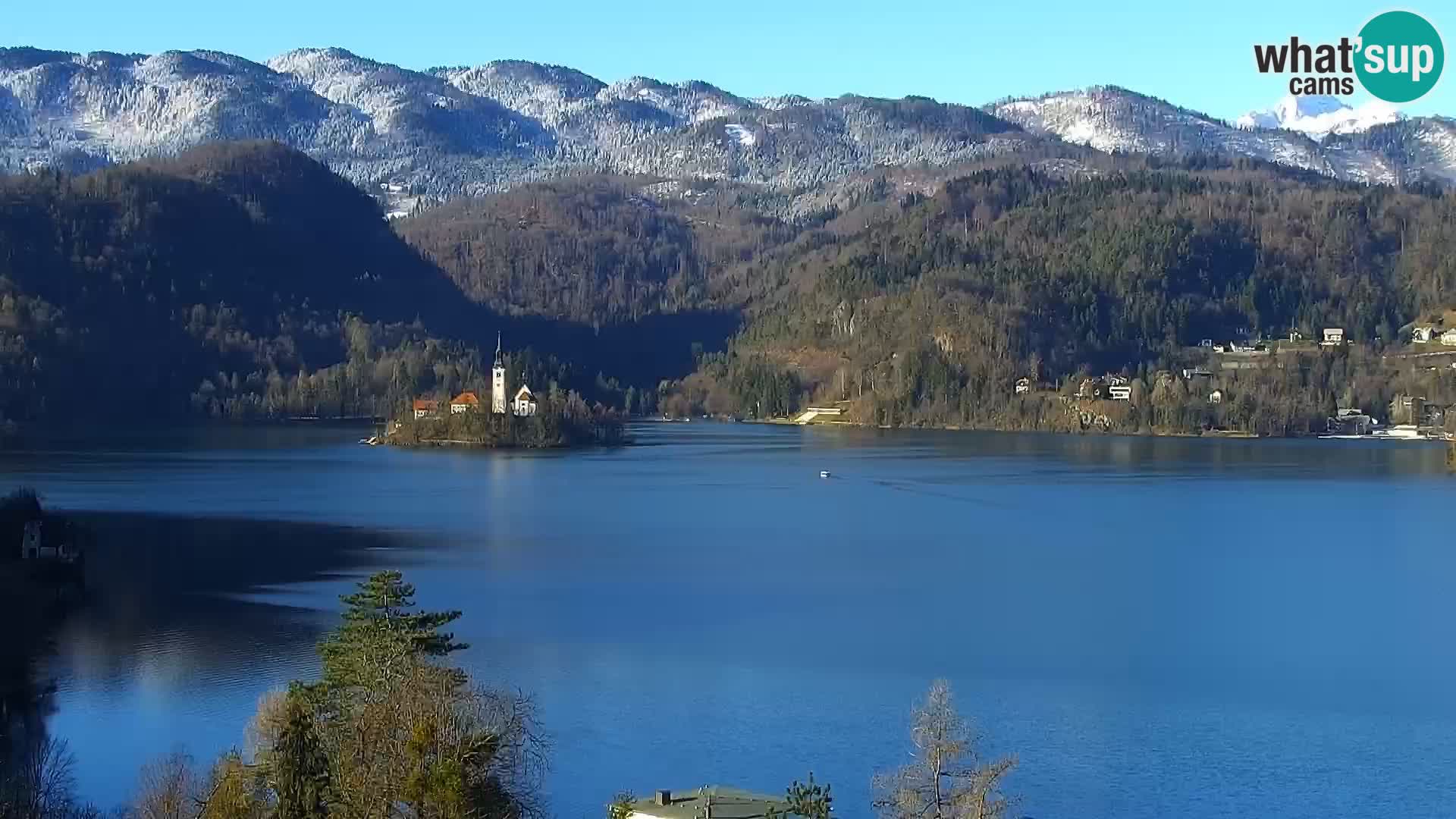 Panorama del lago Bled