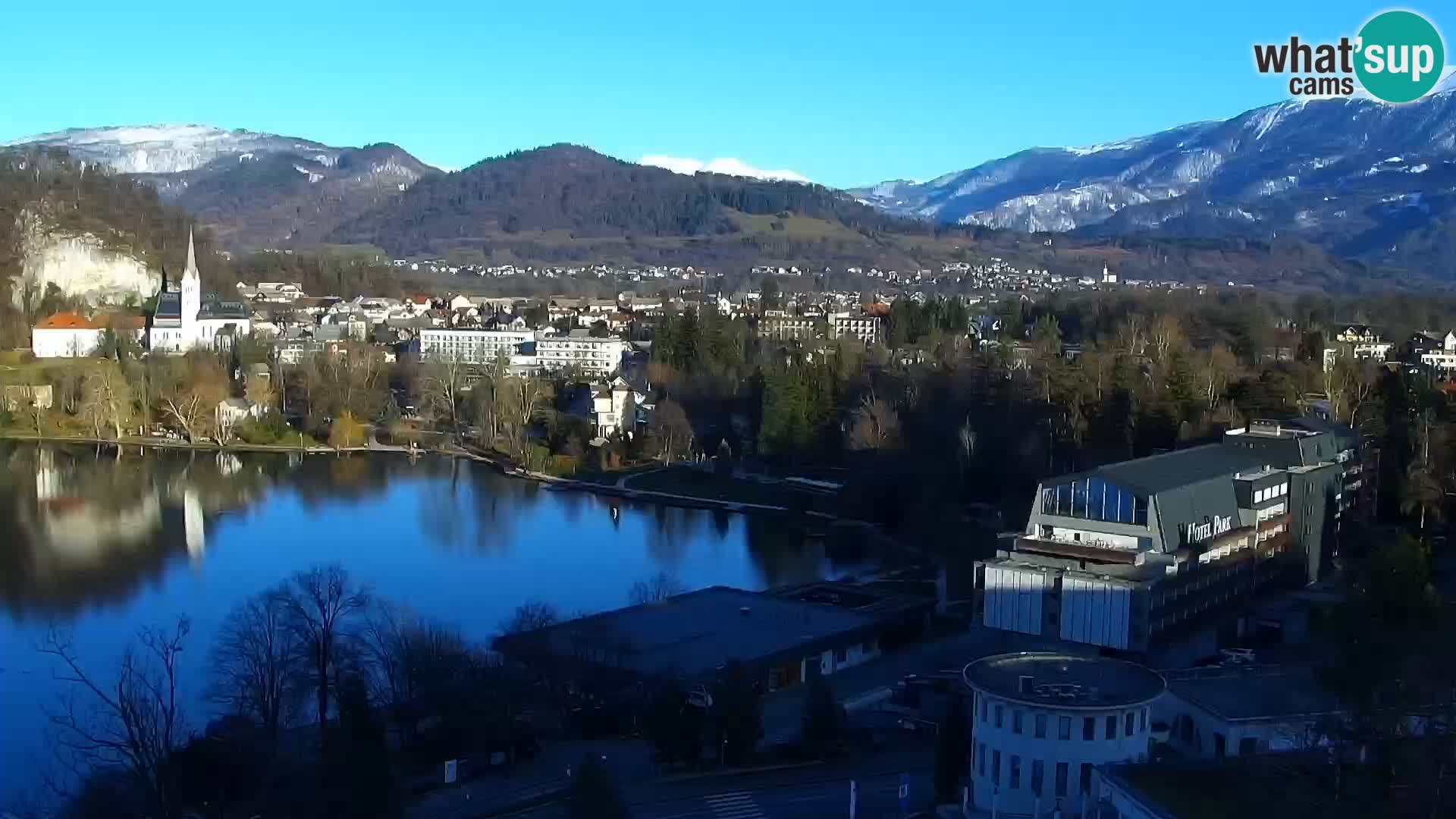 Panorama del lago Bled