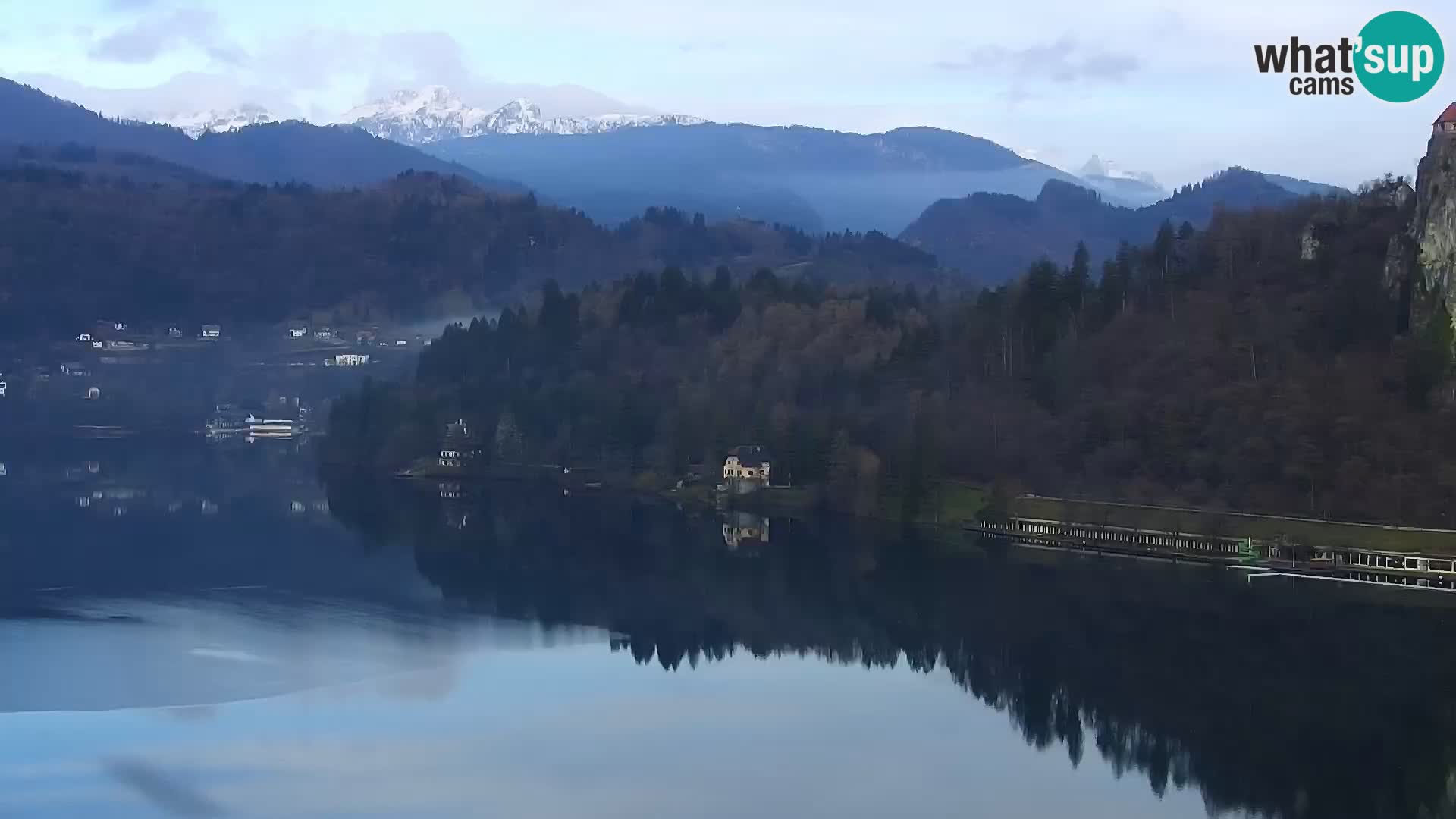 Panorama del lago Bled