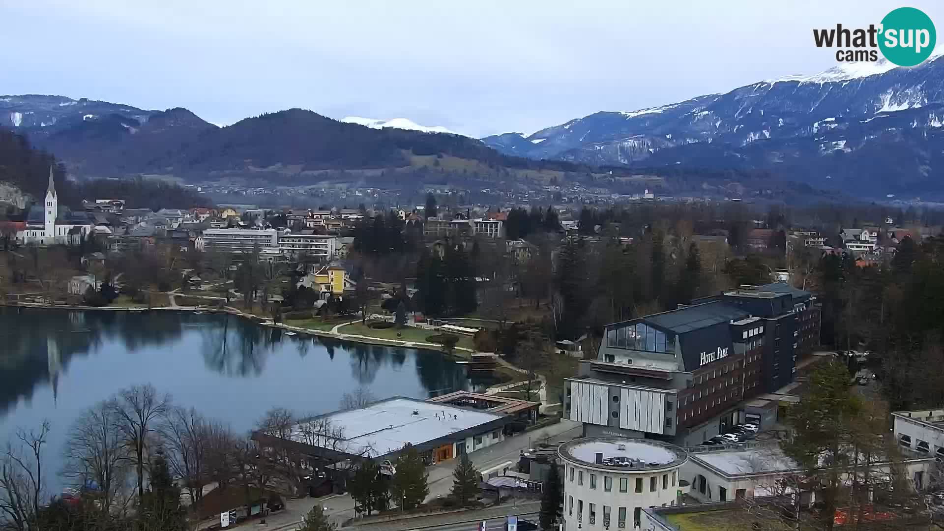 Panorama del lago Bled