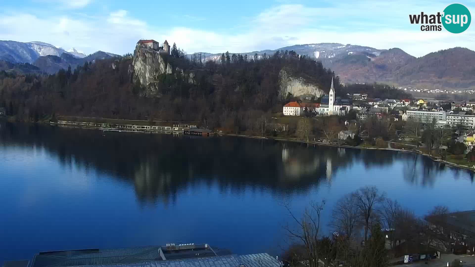 Panorama del lago Bled