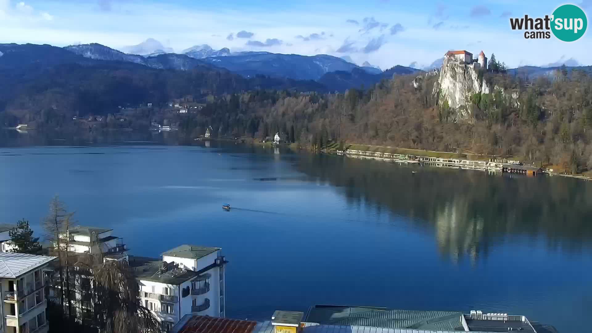 Panorama del lago Bled