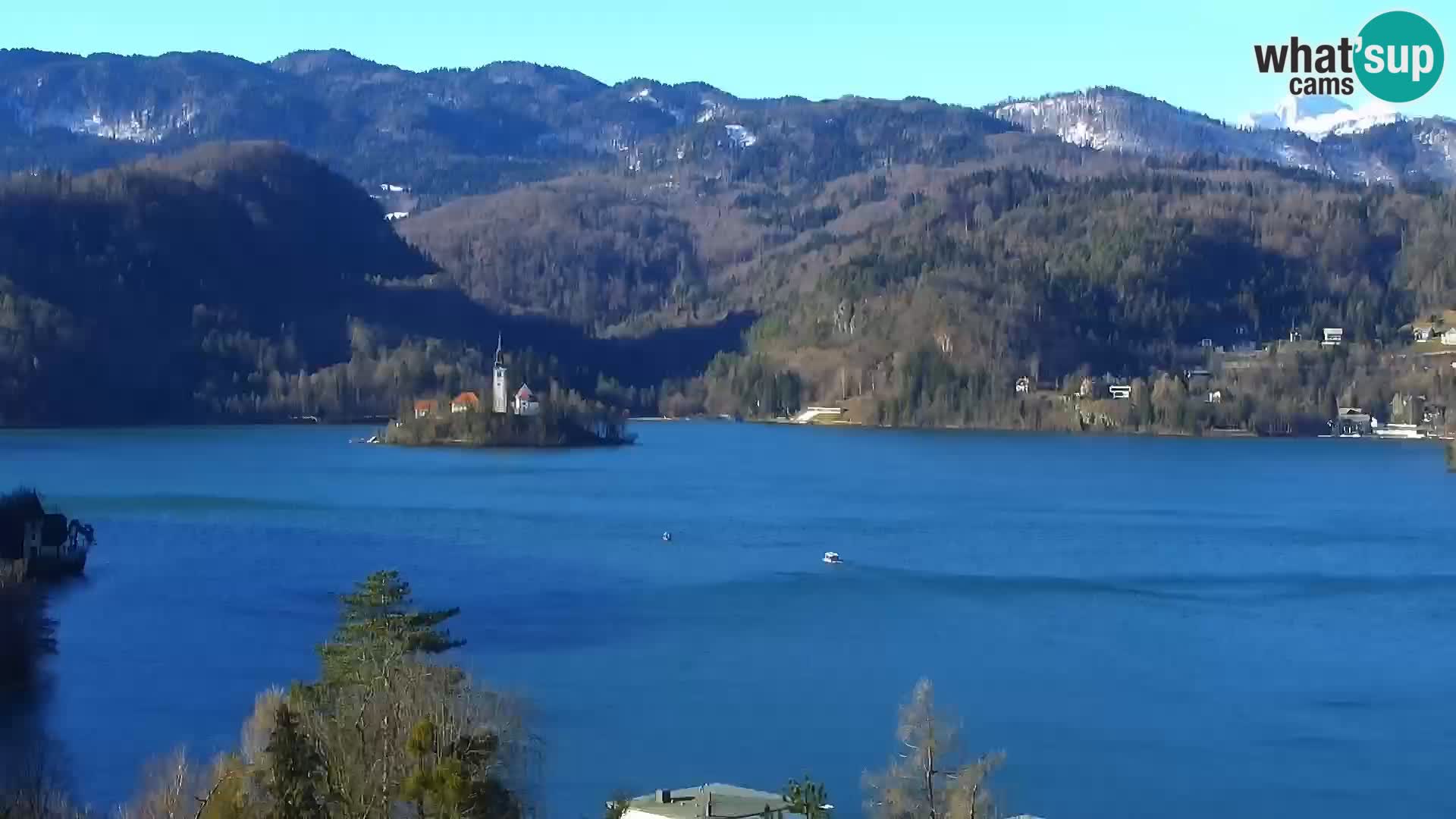 Panorama del lago Bled