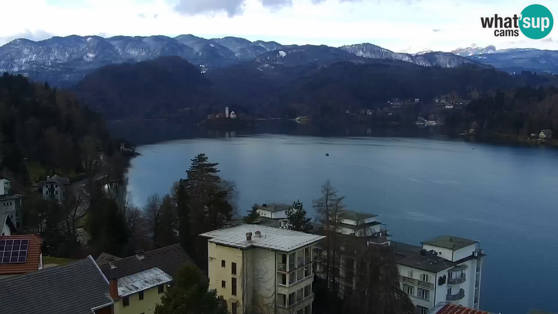 Panorama del lago Bled