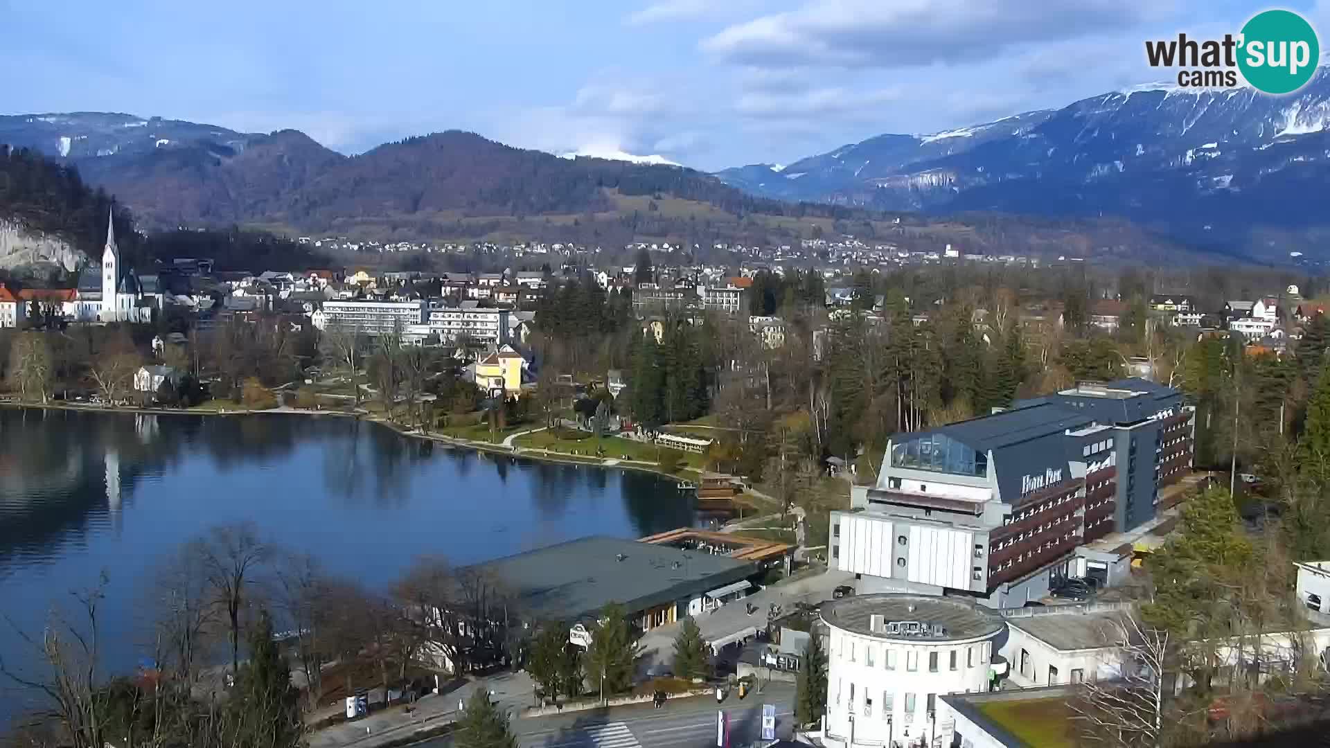 Panorama del lago Bled