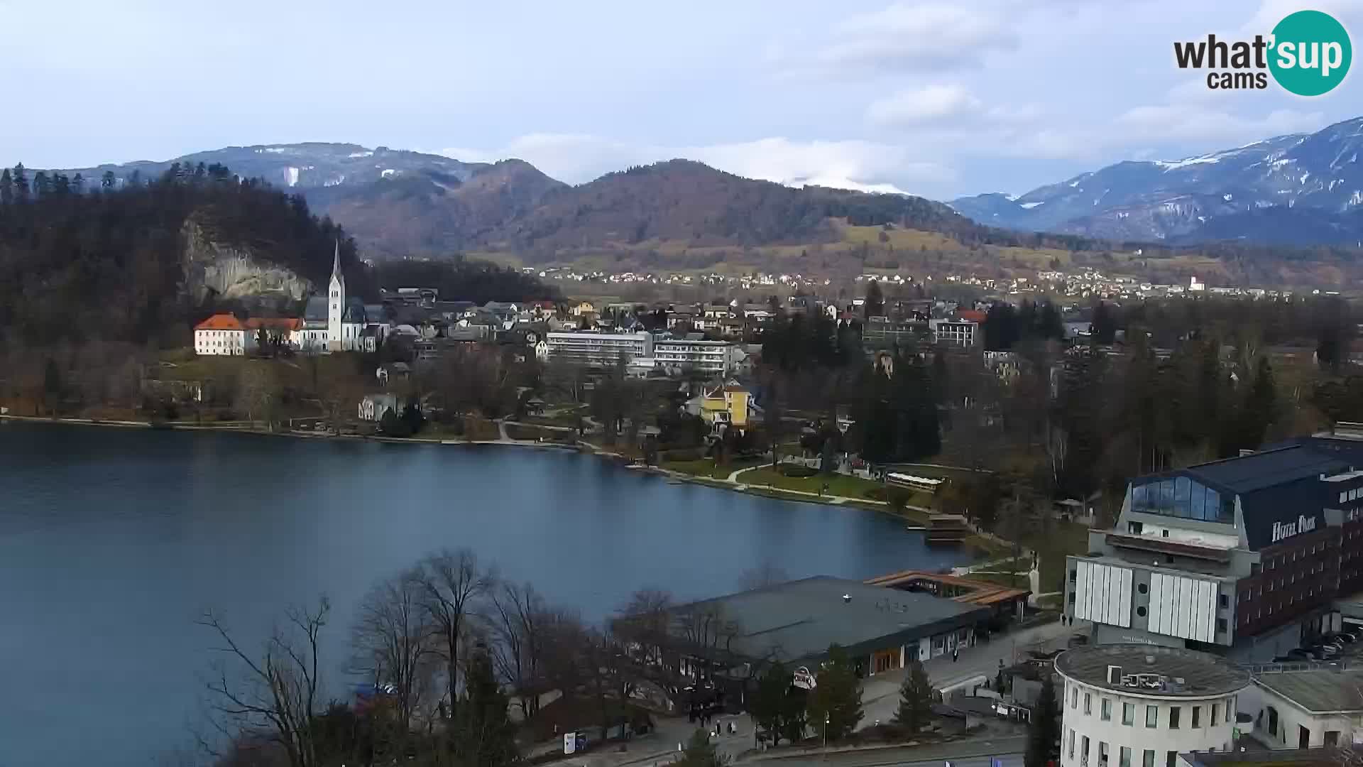 Panorama del lago Bled