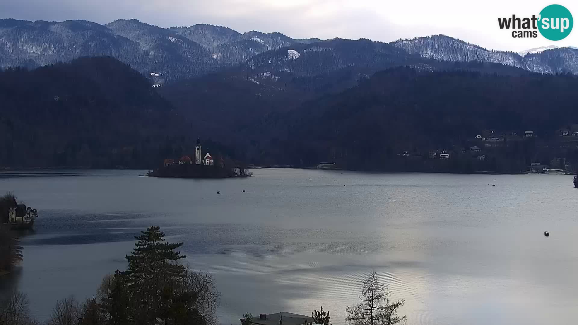 Panorama del lago Bled