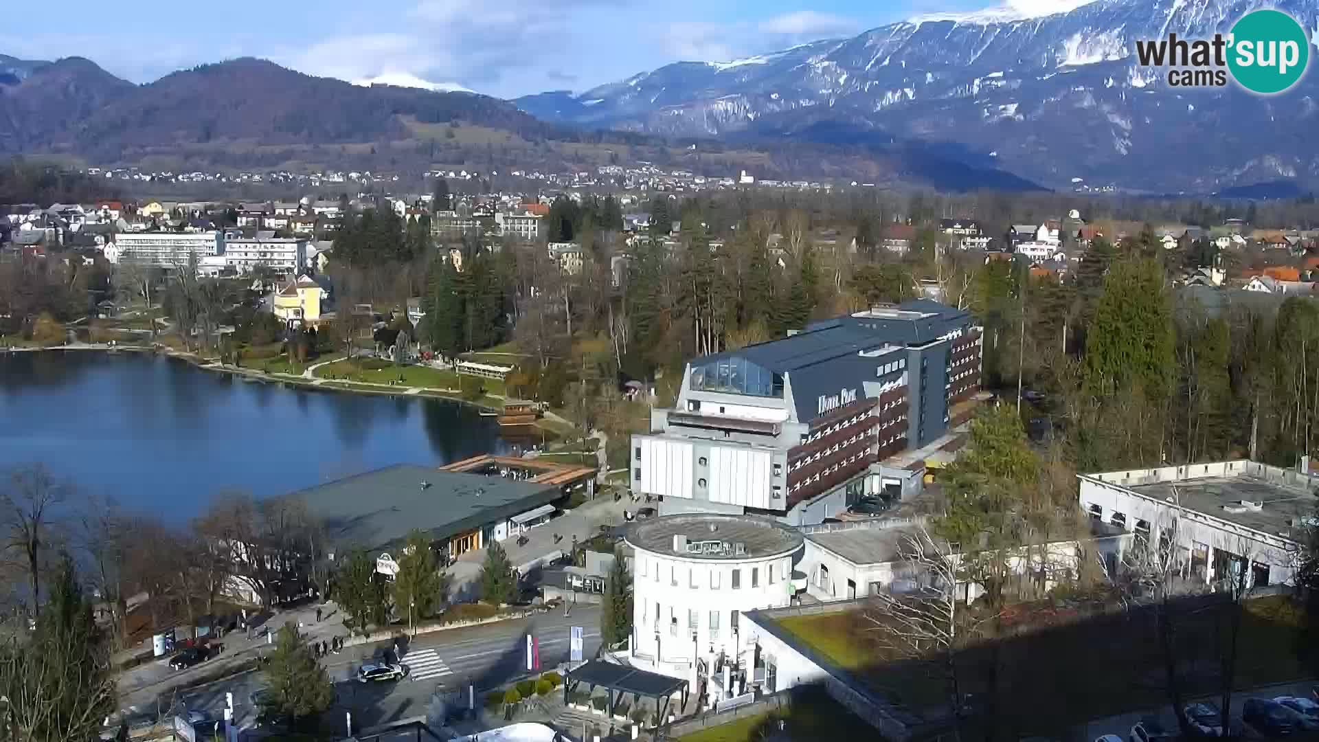 Panorama del lago Bled