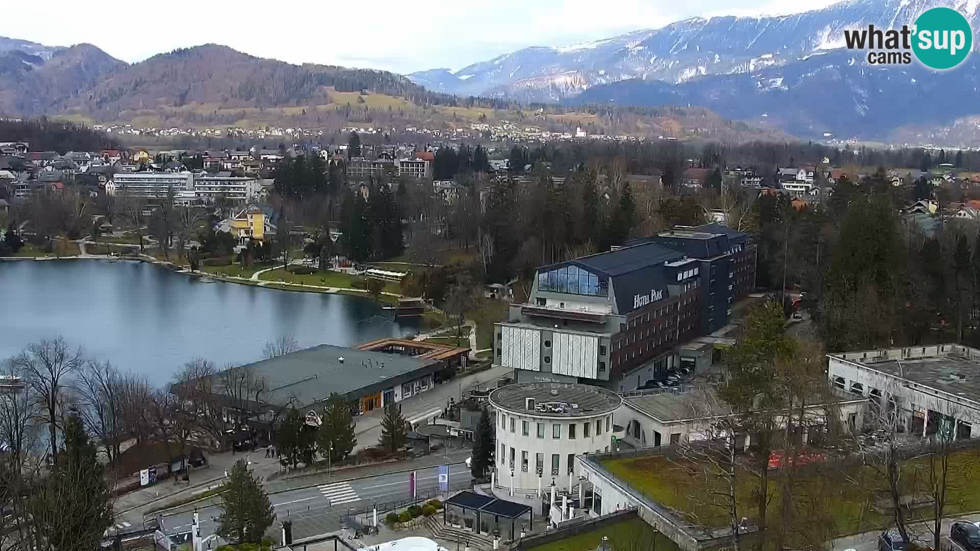 Panorama del lago Bled