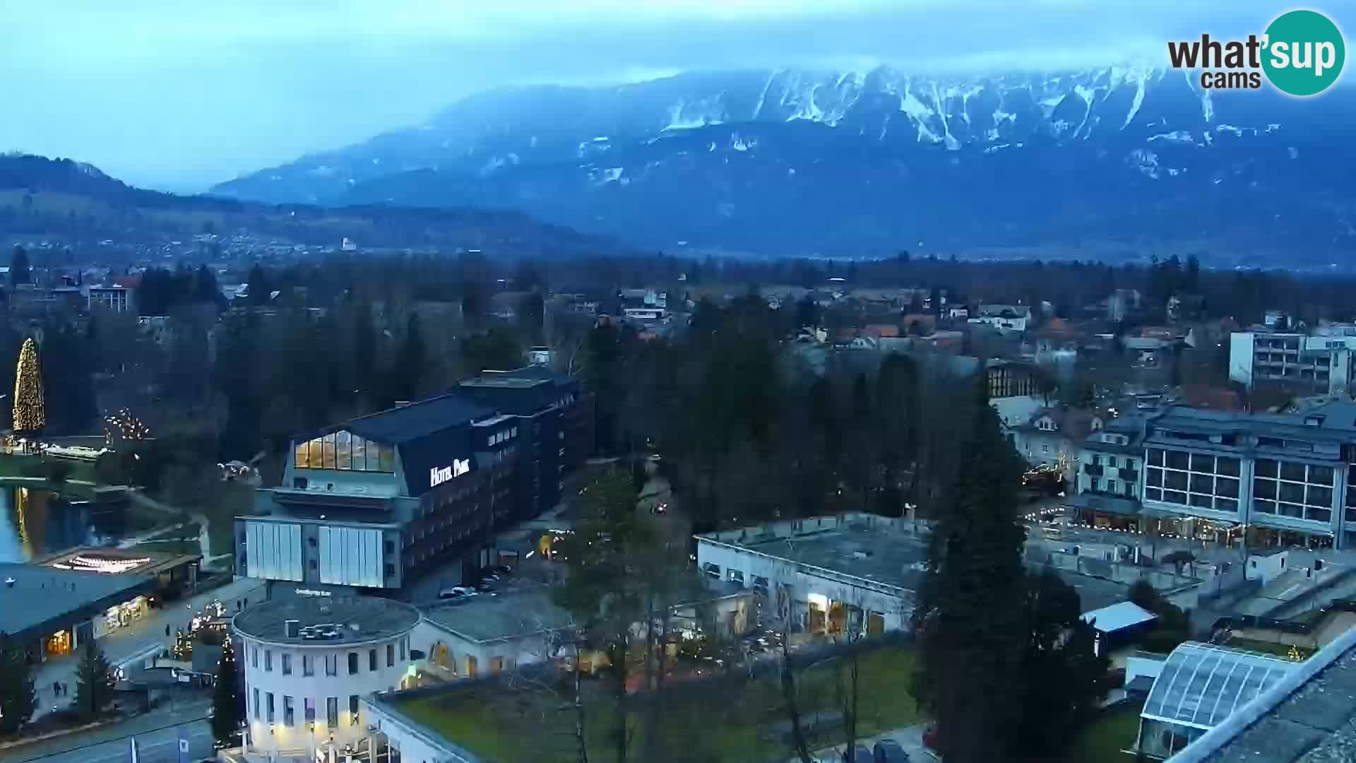 Panorama del lago Bled