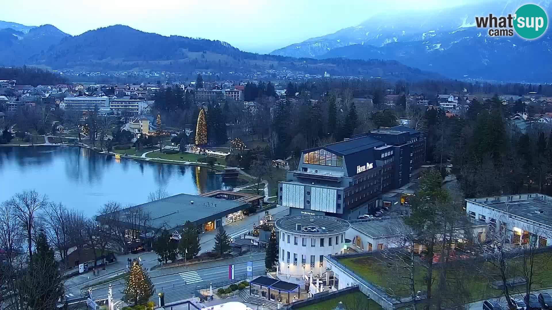 Panorama del lago Bled