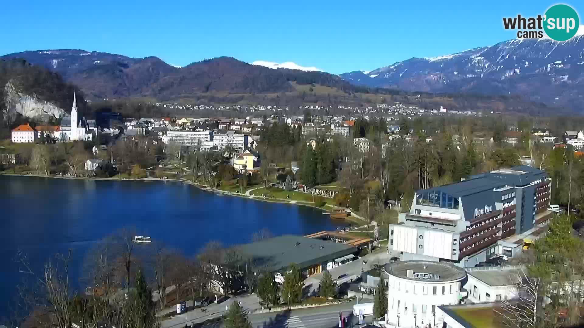 Panorama del lago Bled