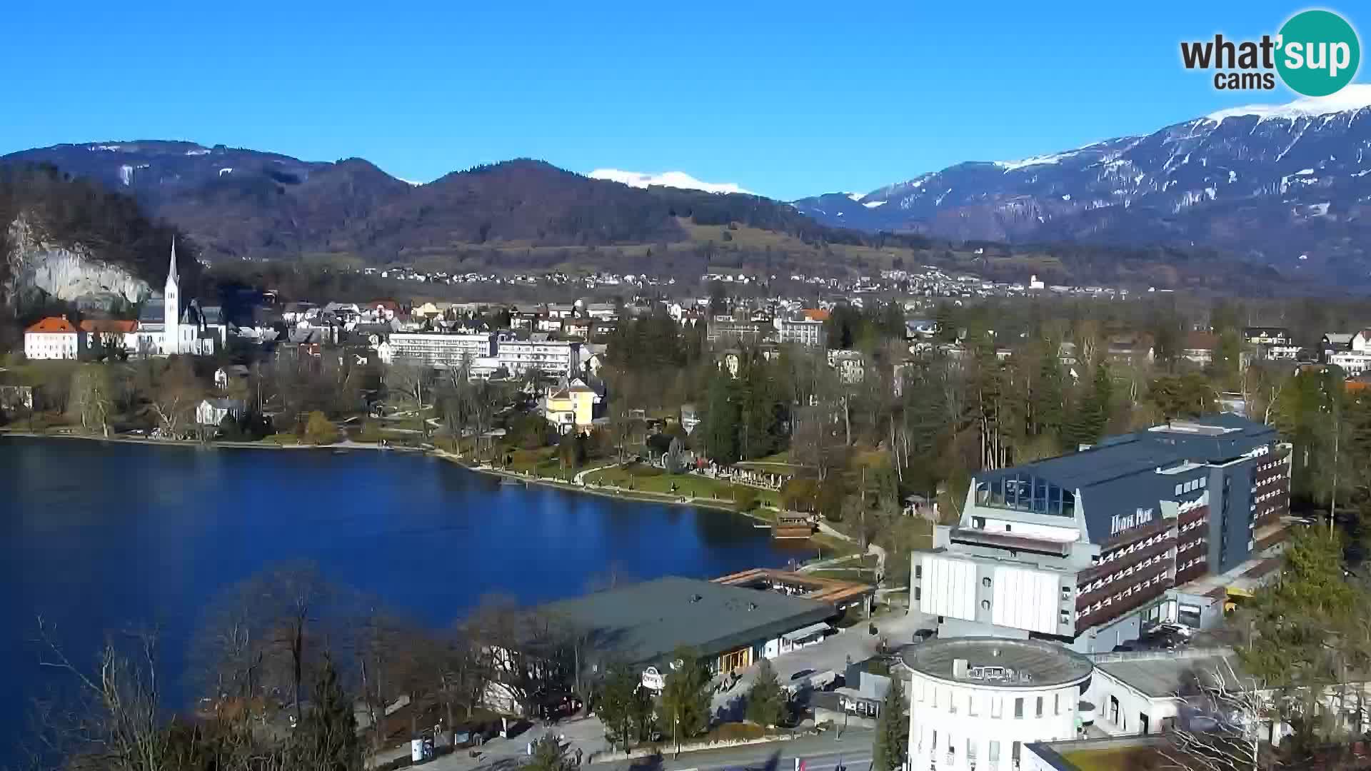 Panorama del lago Bled