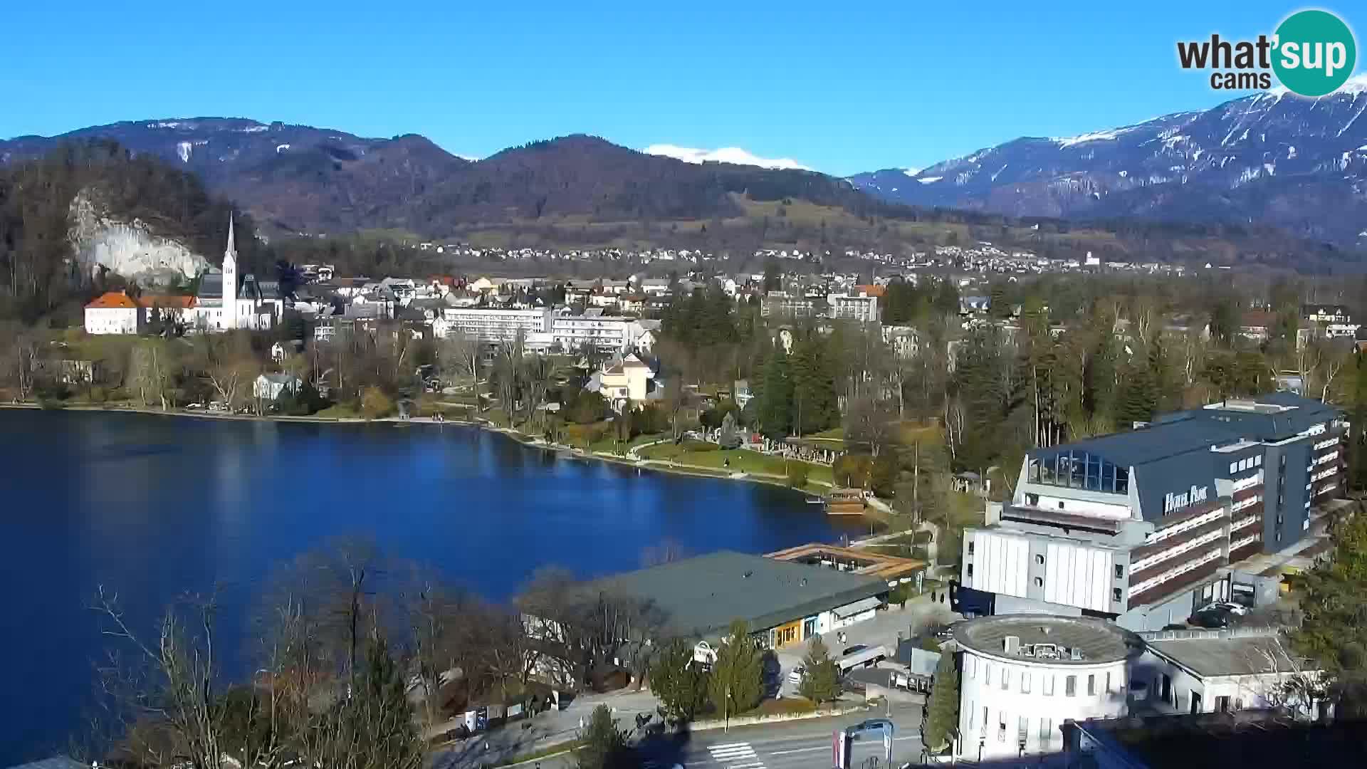 Panorama del lago Bled