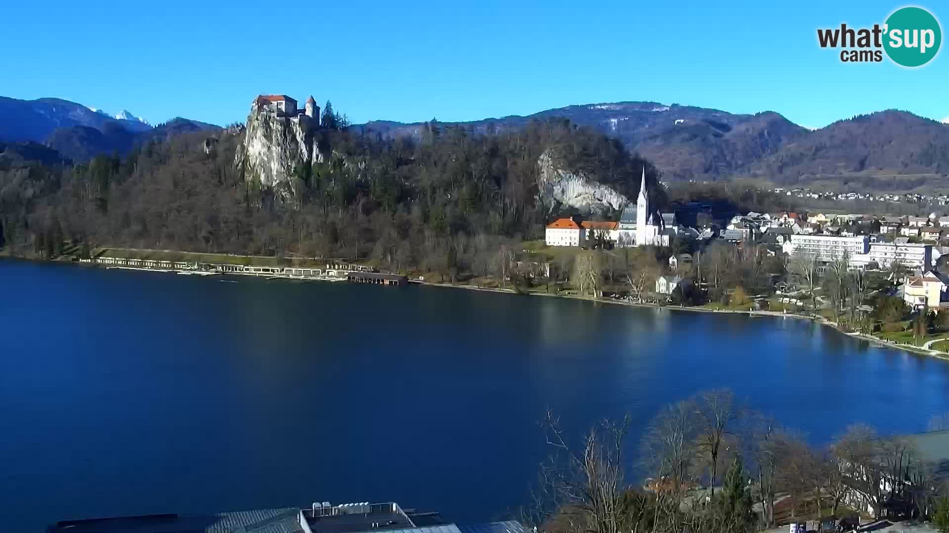 Panorama del lago Bled