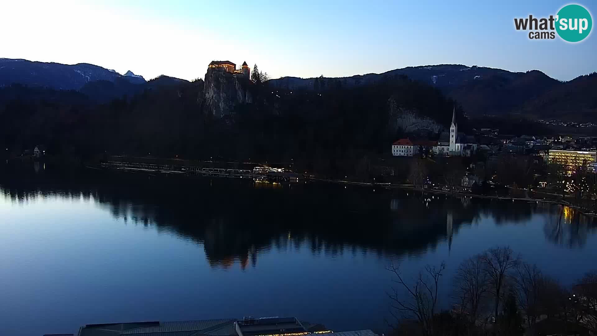 Panorama du lac de Bled