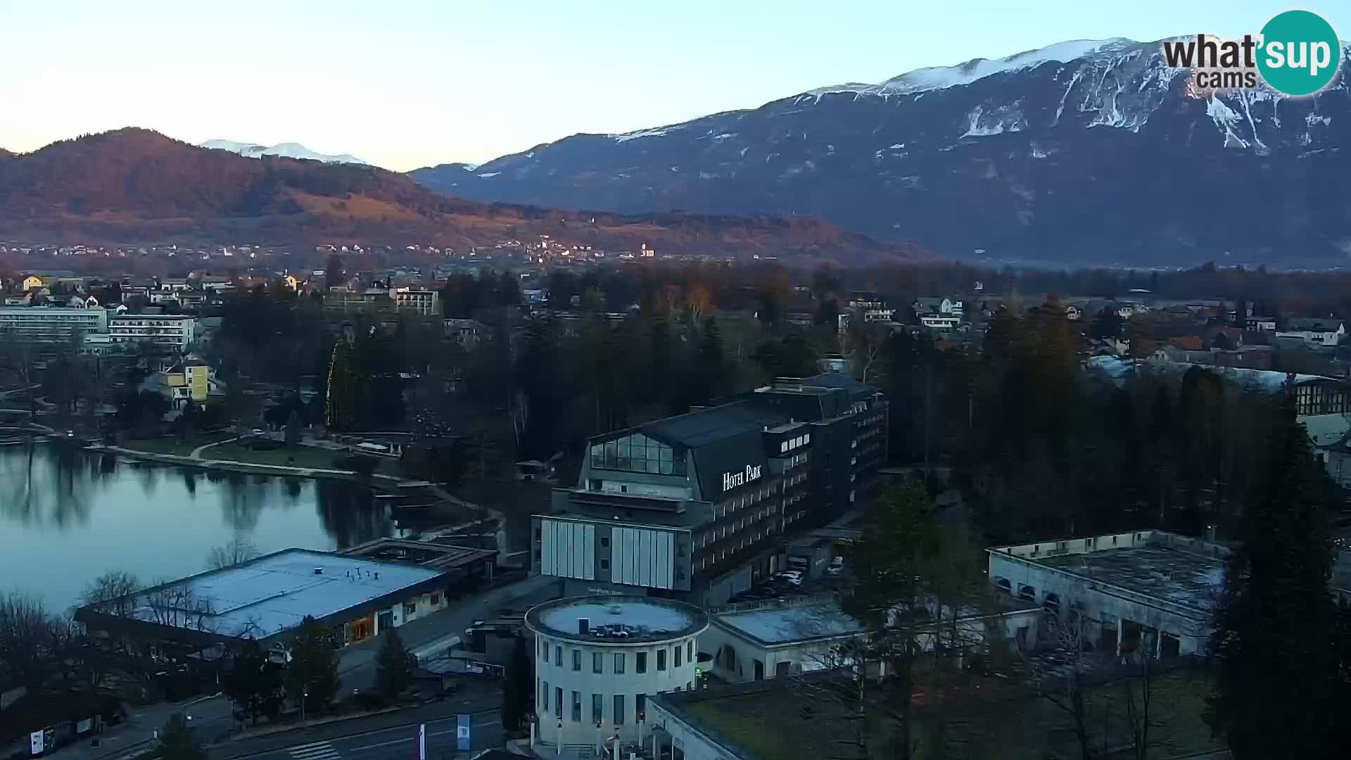 Panorama del lago Bled