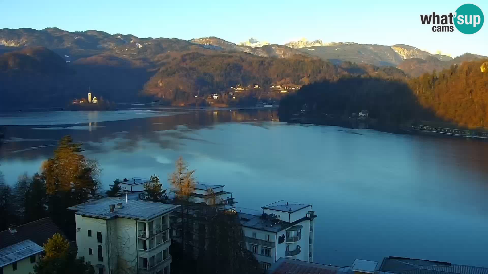 Panorama del lago Bled