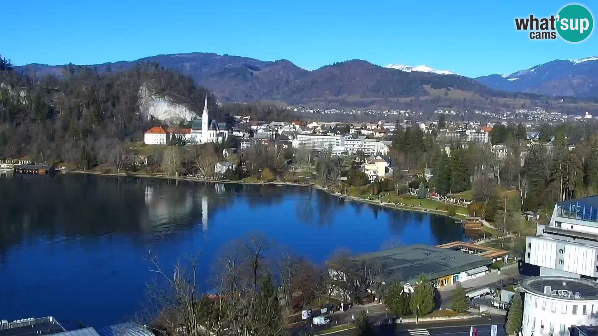 Panorama del lago Bled