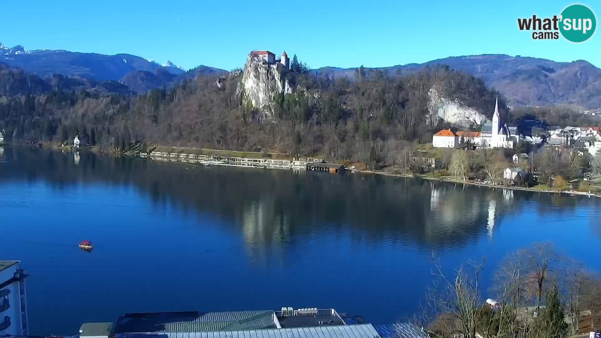 Panorama del lago Bled