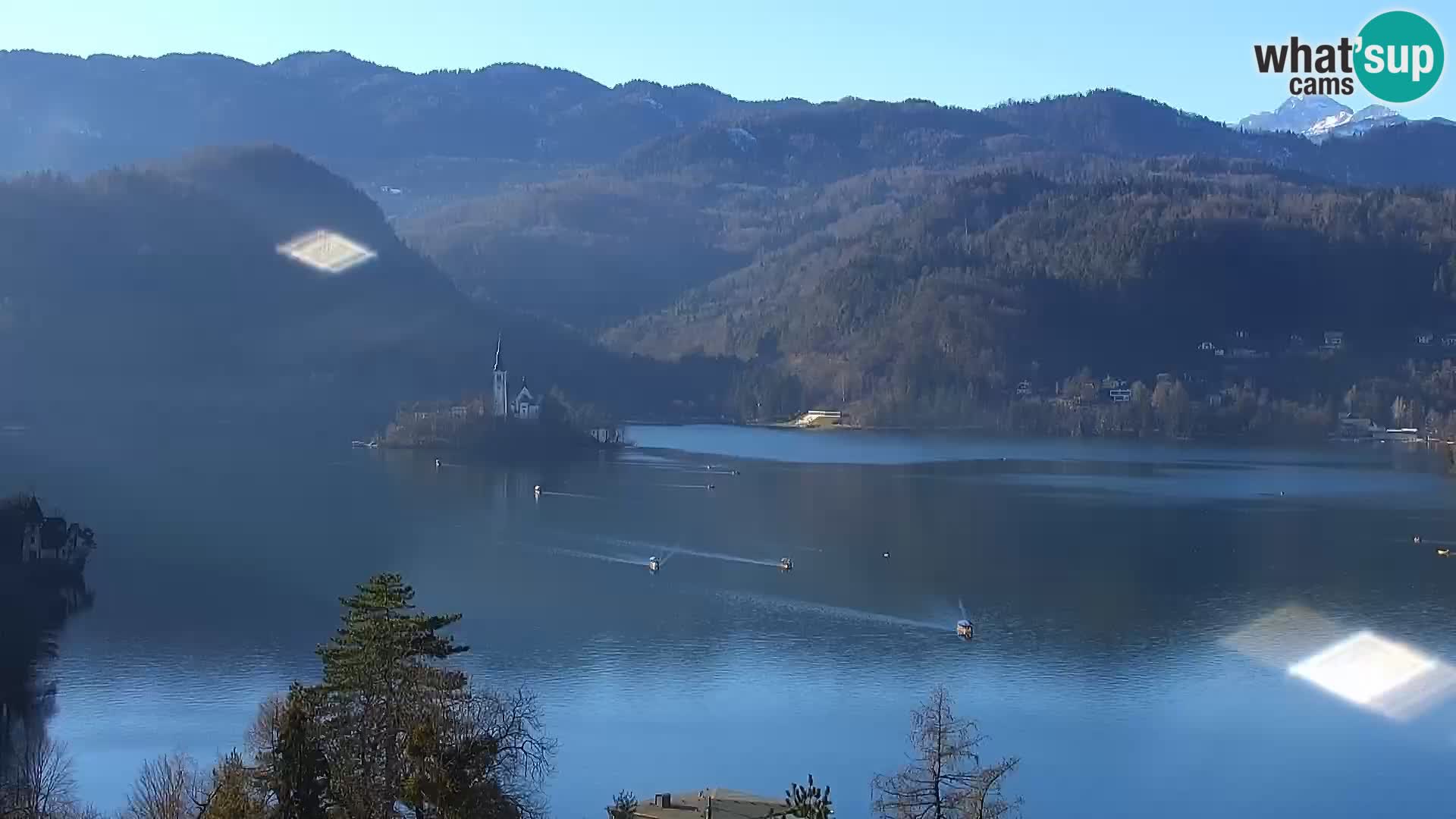 Panorama del lago Bled