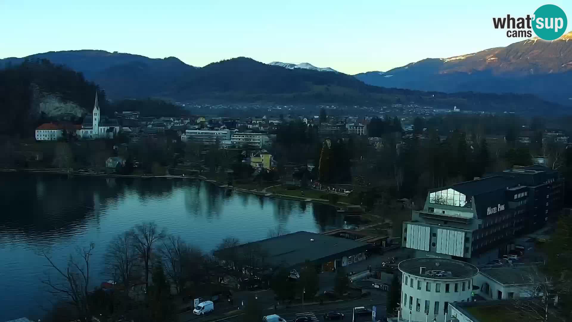 Panorama del lago Bled