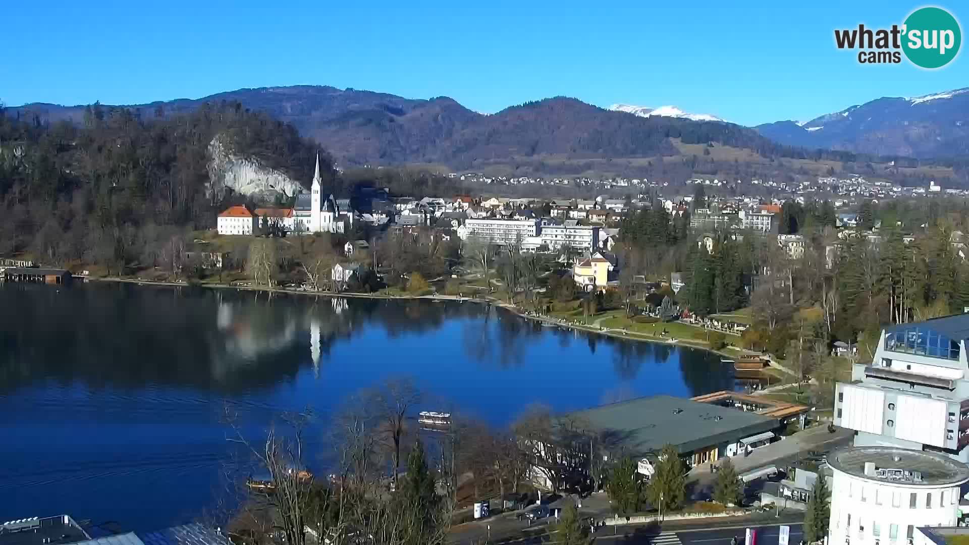 Panorama del lago Bled