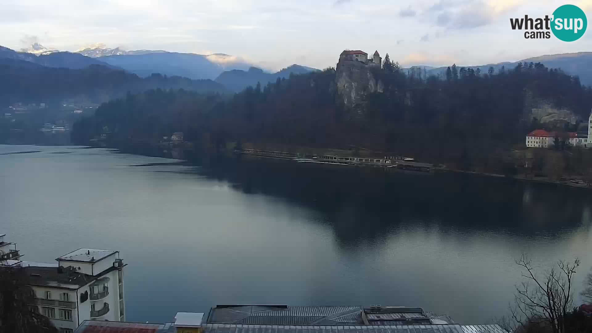 Panorama del lago Bled