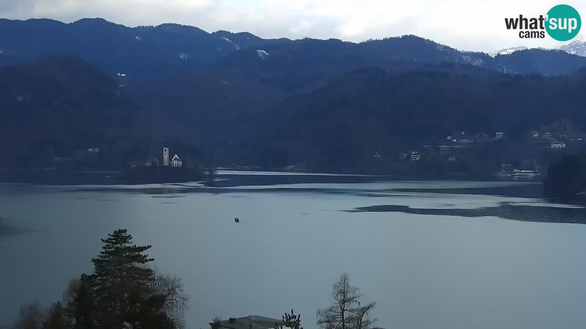 Panorama del lago Bled