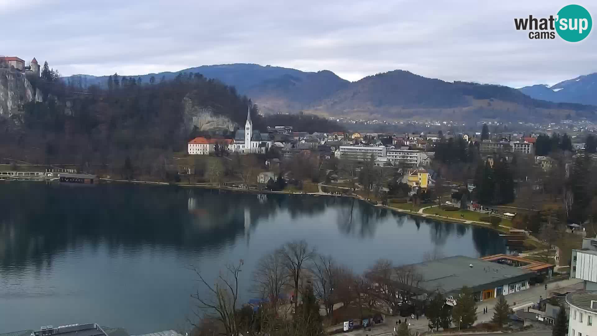 Panorama del lago Bled