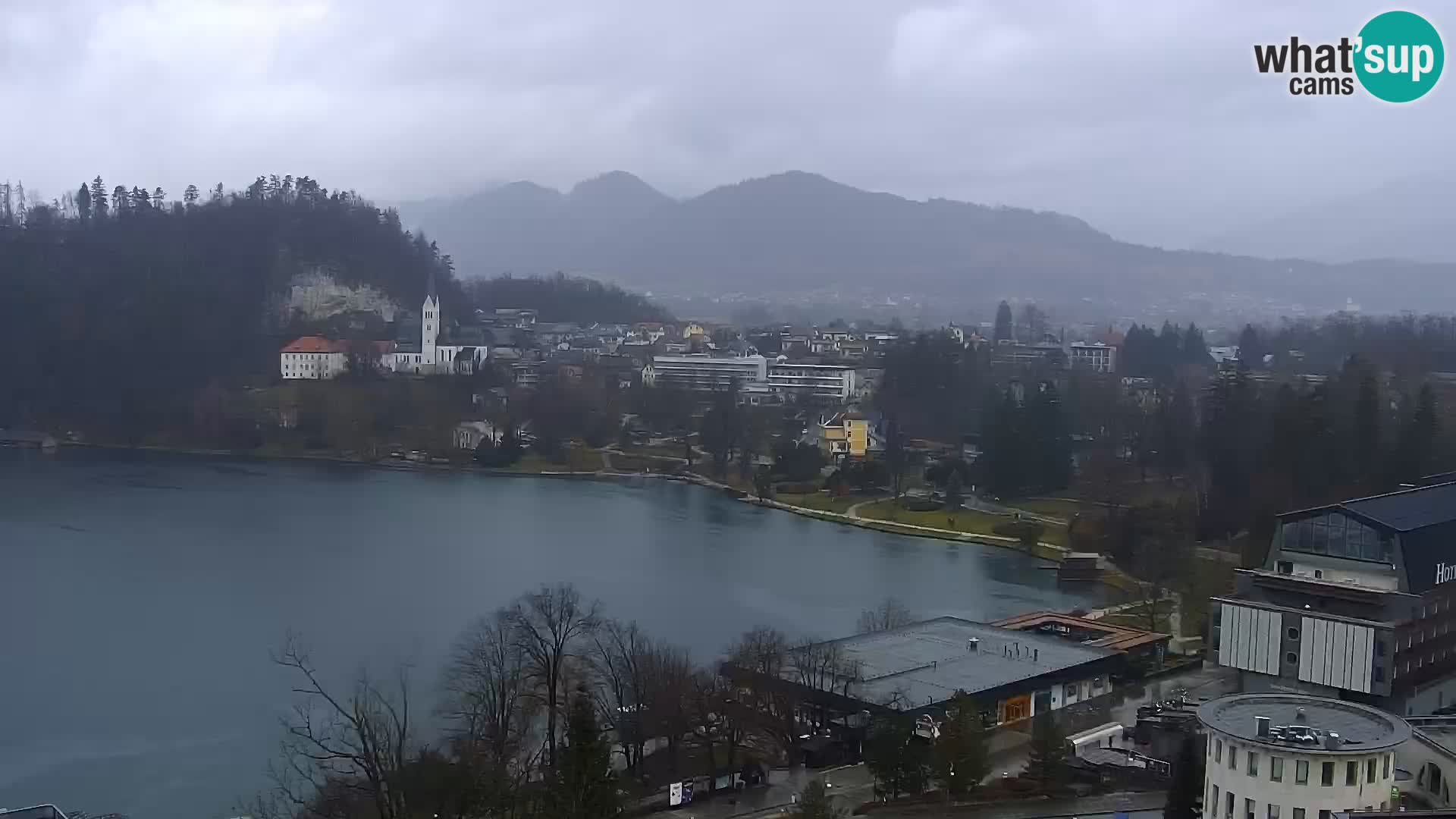 Panorama del lago Bled