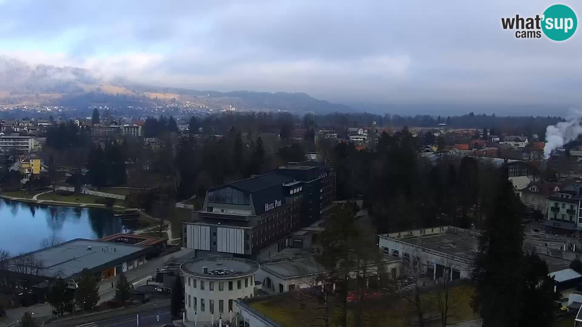 Panorama del lago Bled