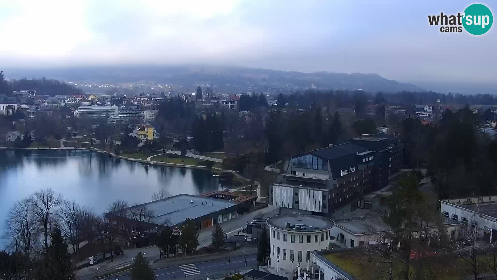 Panorama del lago Bled