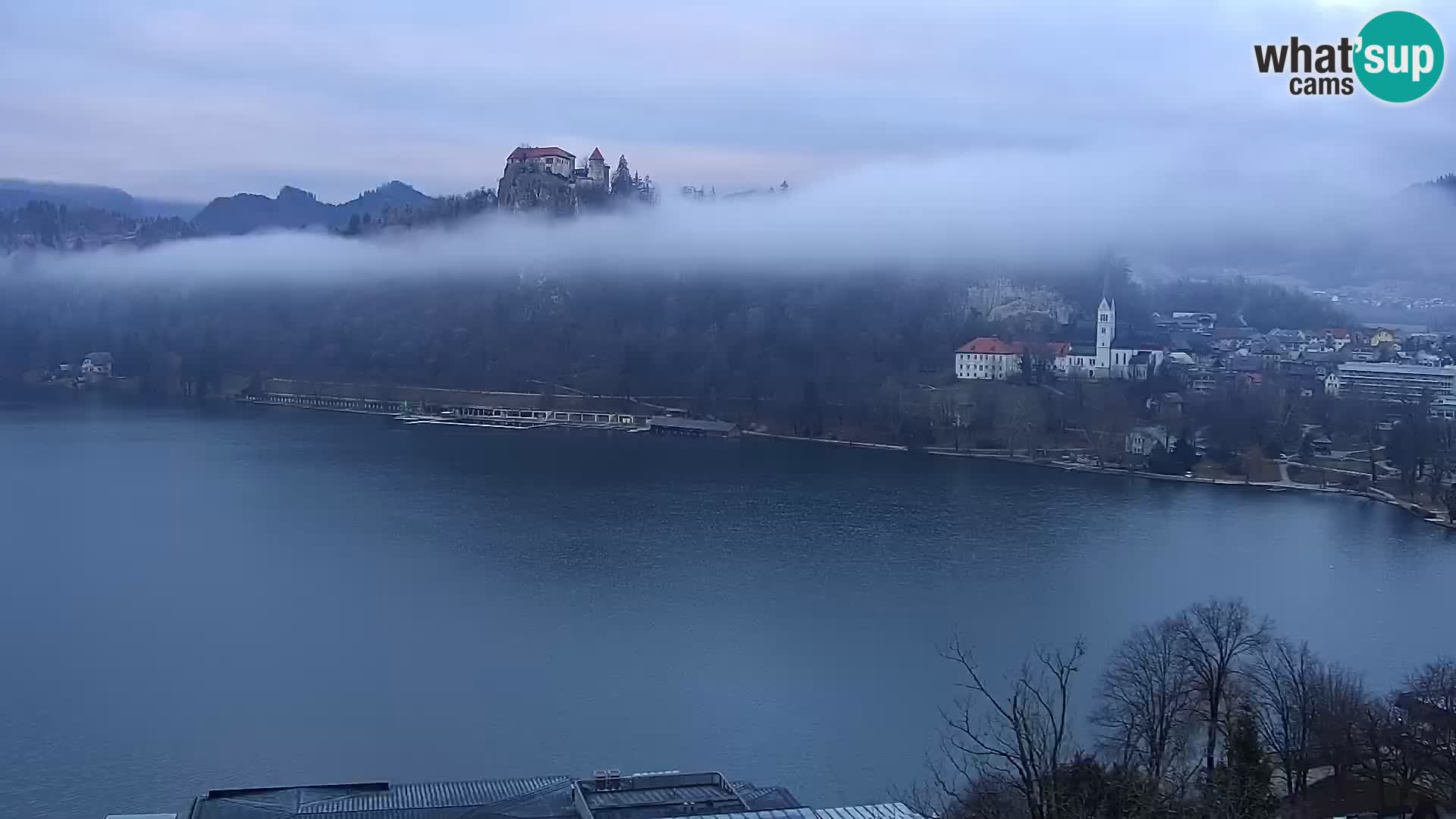 Panorama del lago Bled