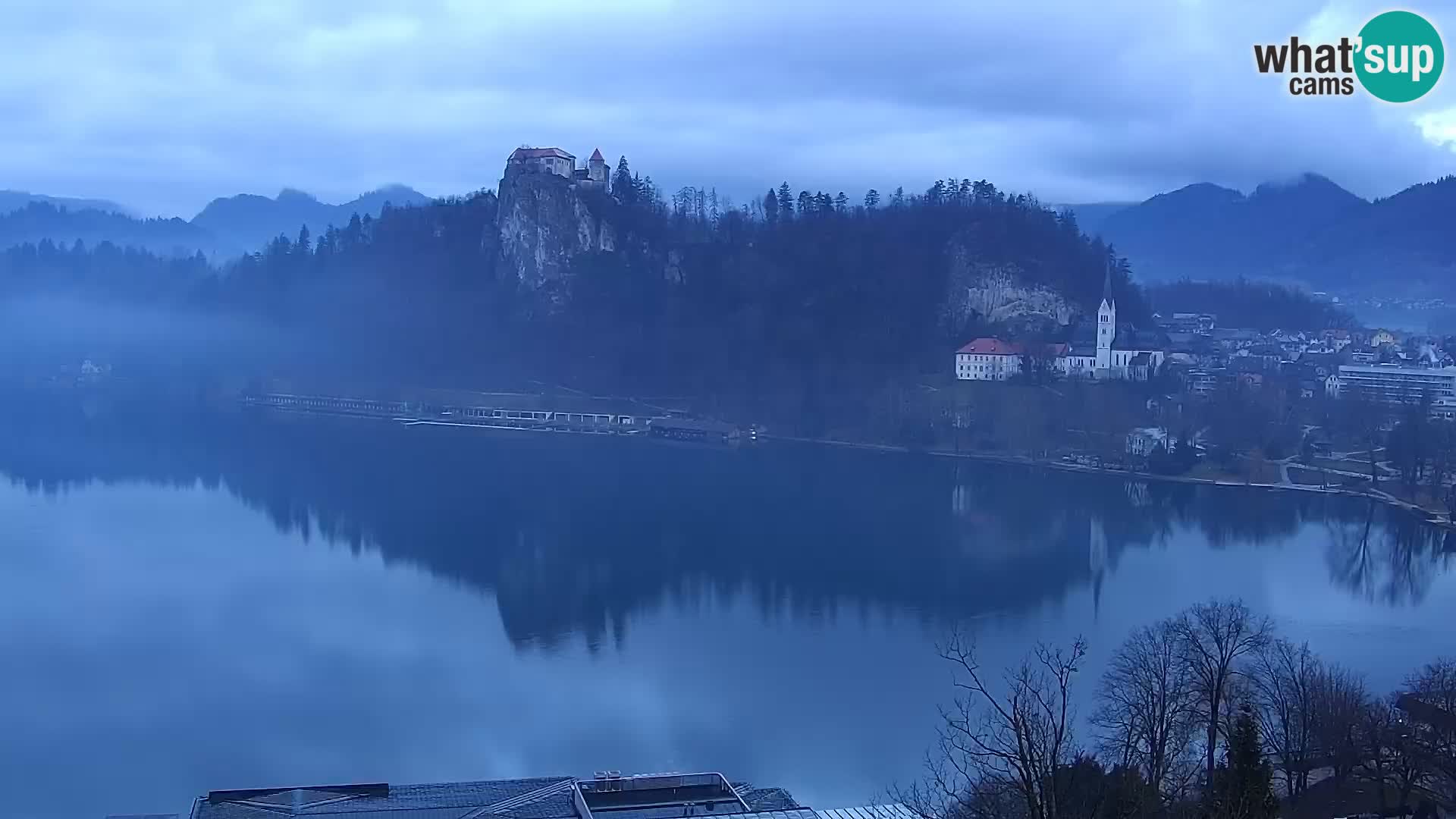 Panorama del lago Bled