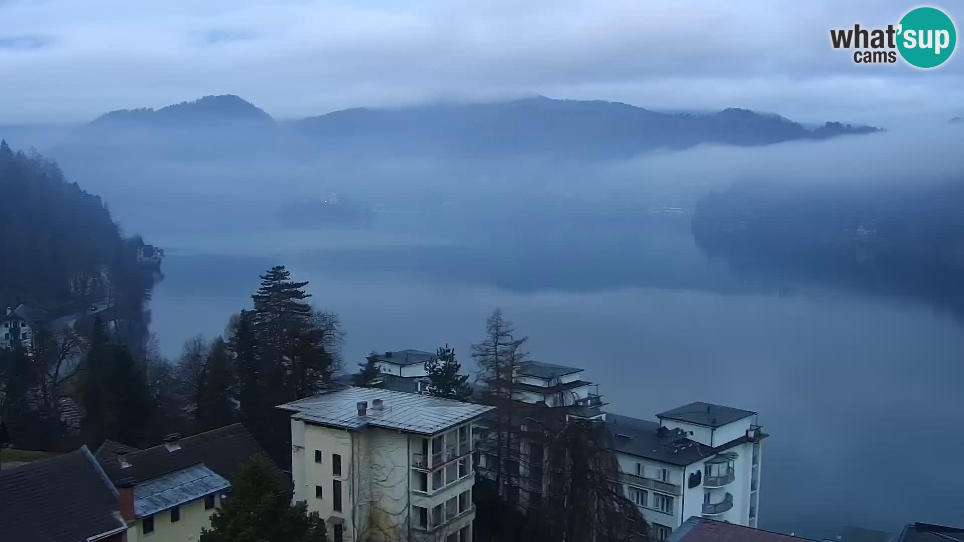 Panorama del lago Bled