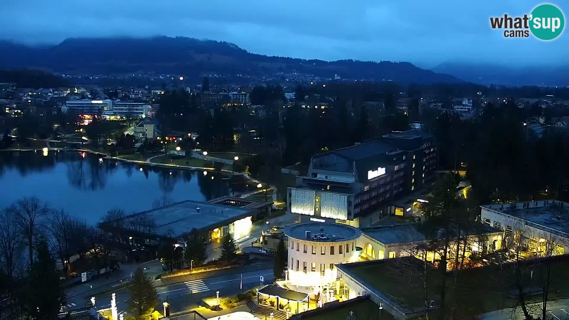 Panorama del lago Bled