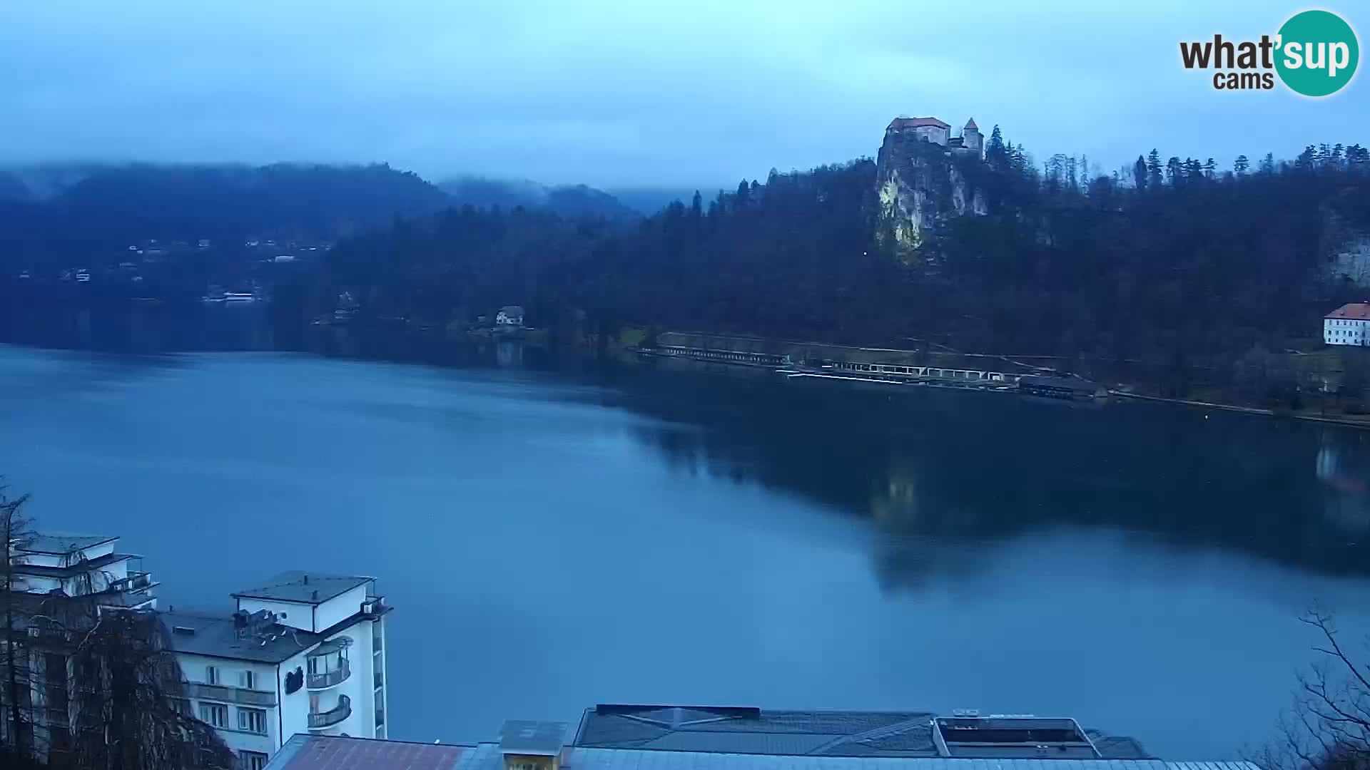 Panorama del lago Bled