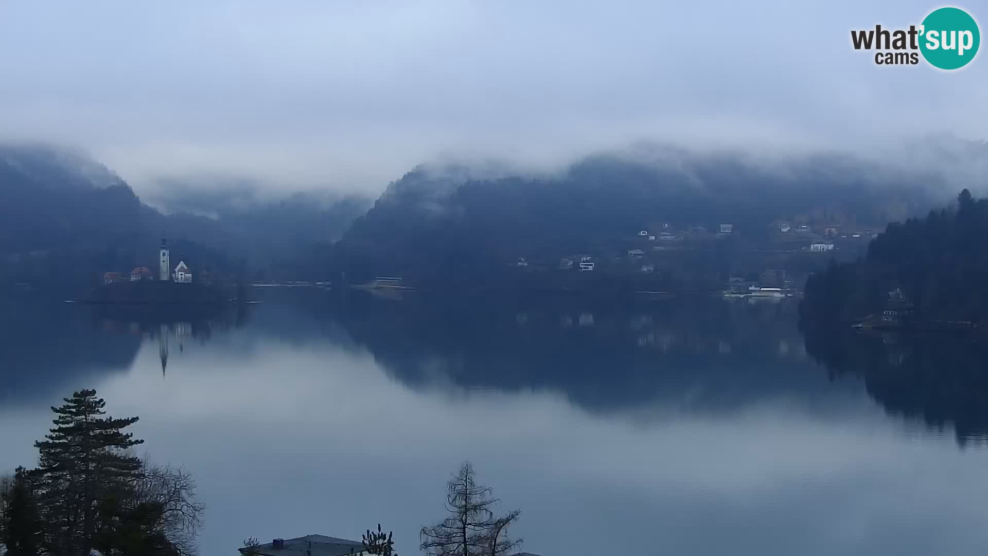 Panorama del lago Bled