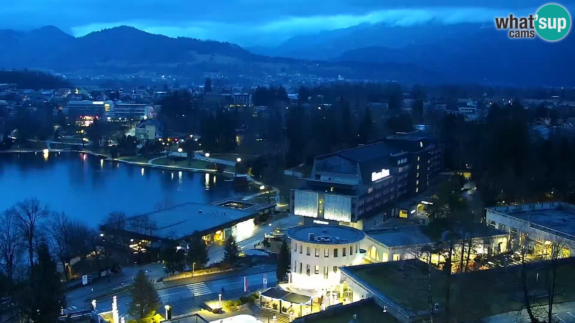 Panorama del lago Bled