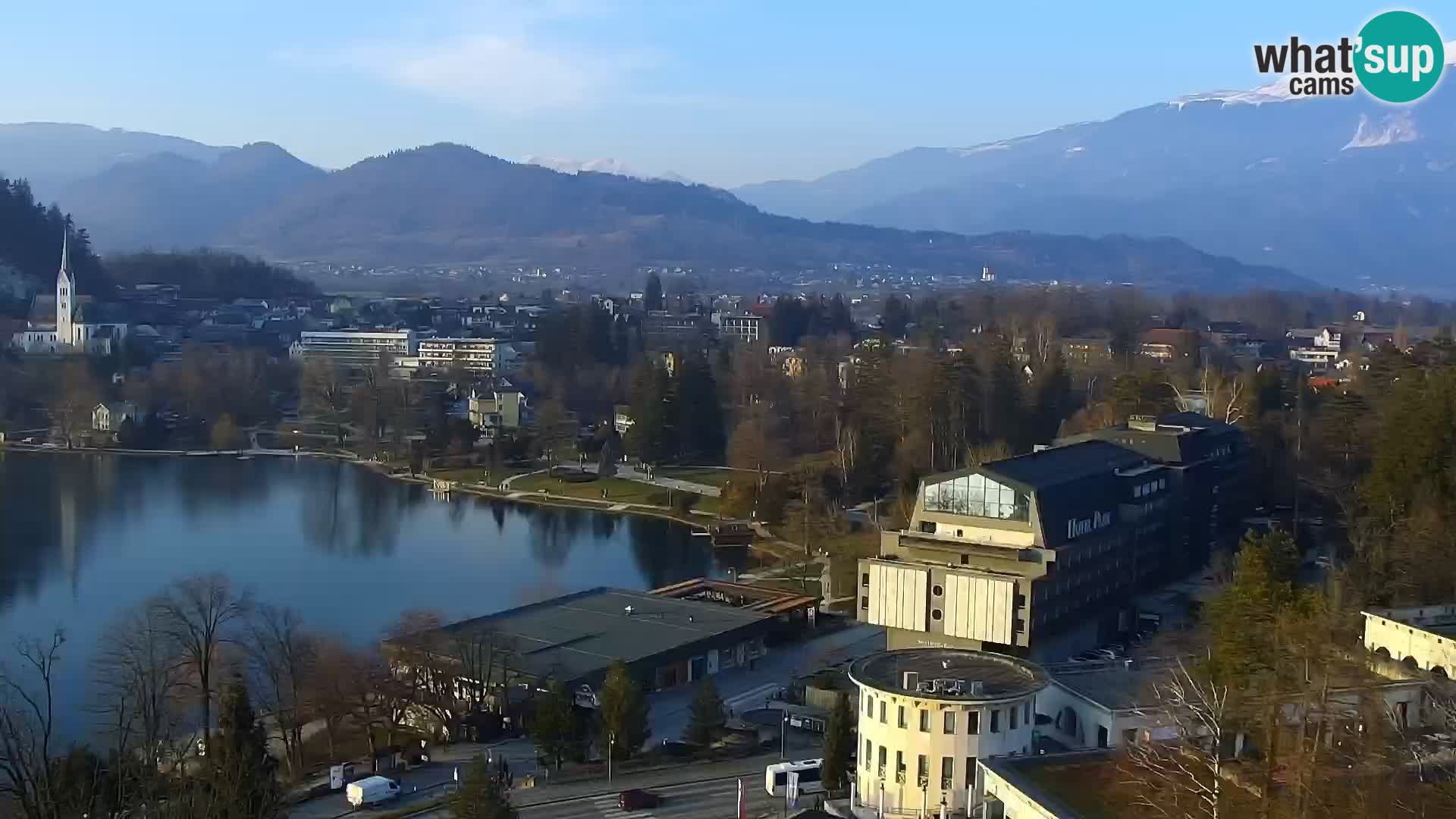 Panorama del lago Bled