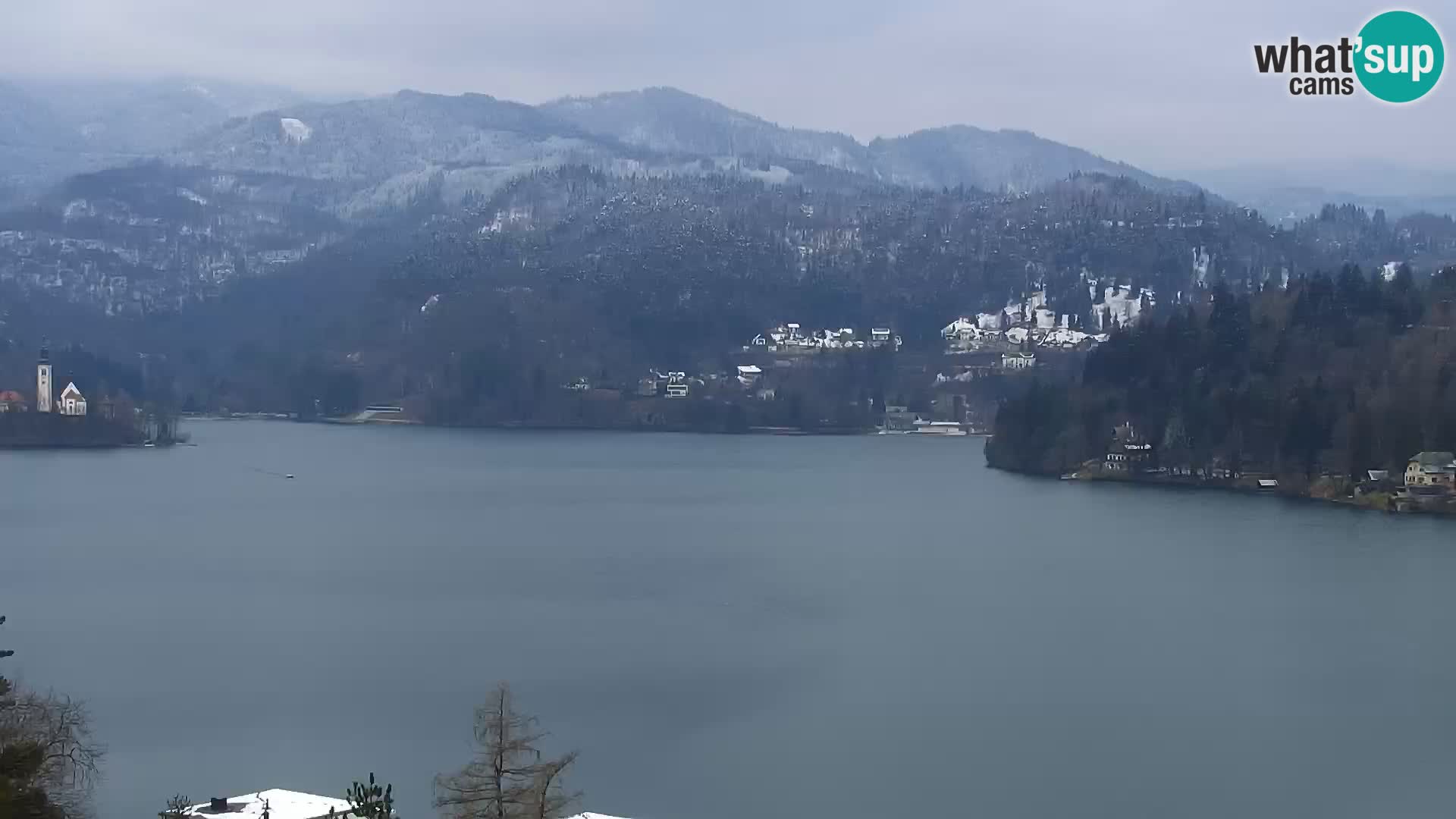 Panorama del lago Bled