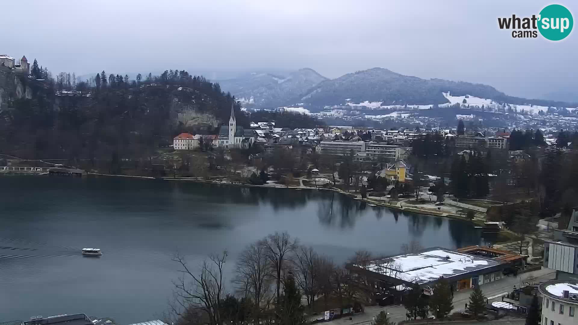 Panorama del lago Bled