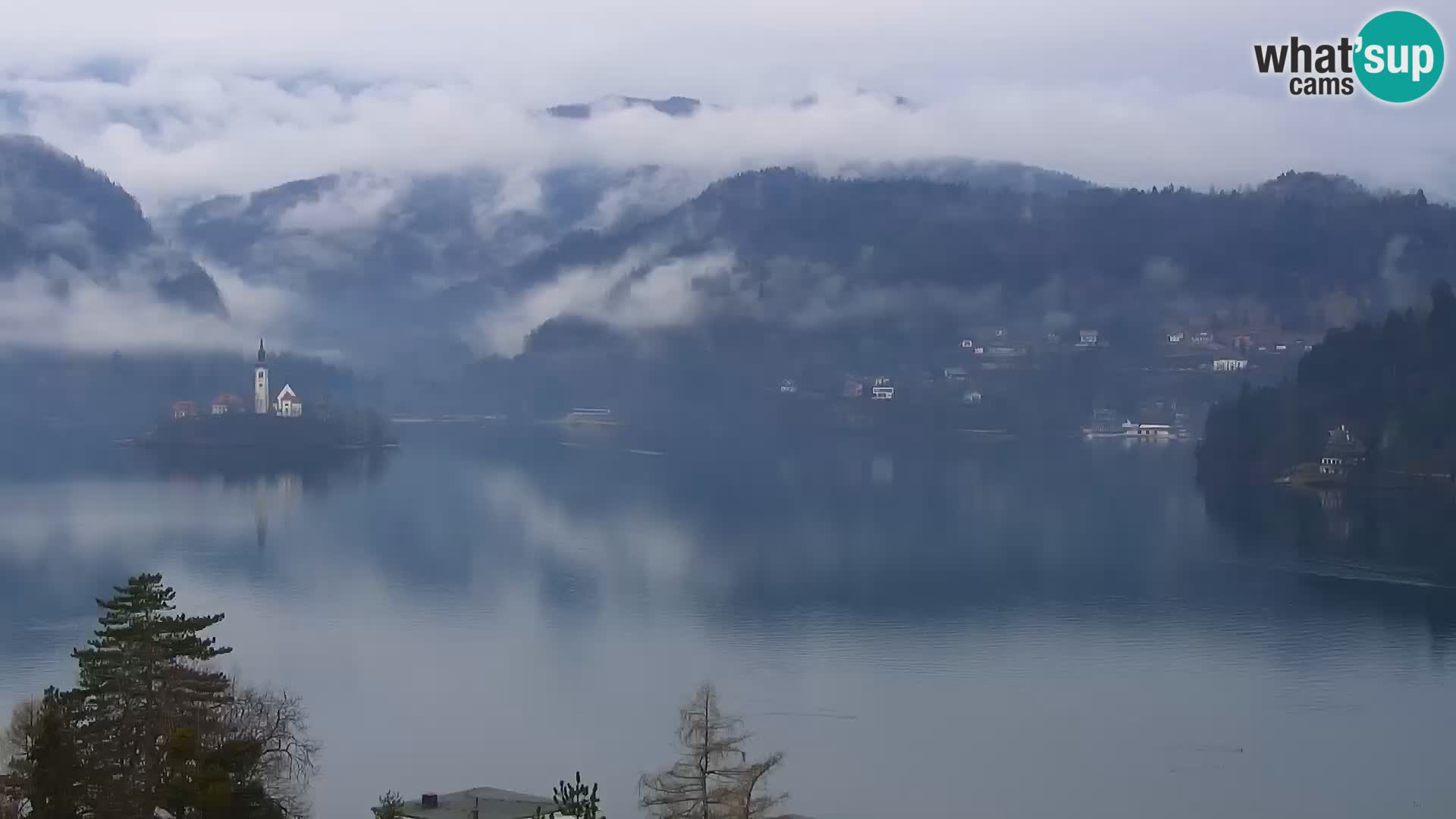 Panorama del lago Bled