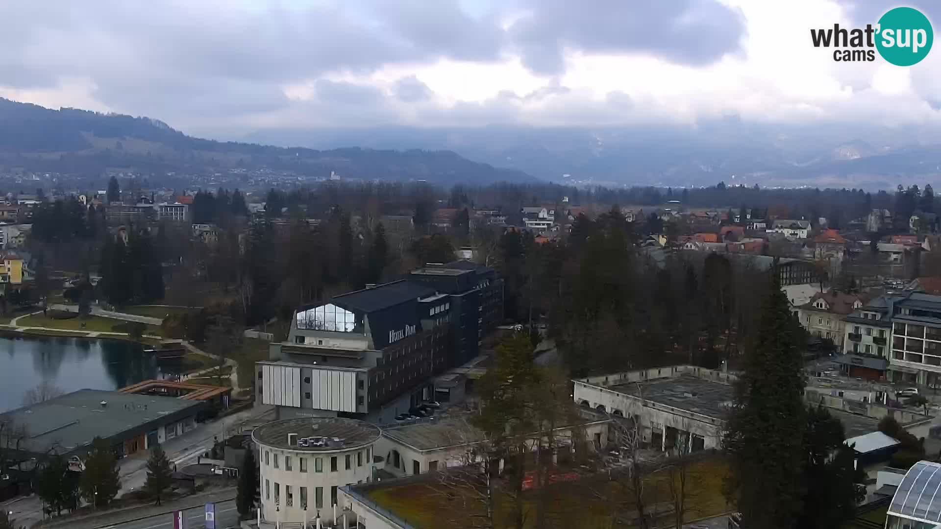 Panorama del lago Bled