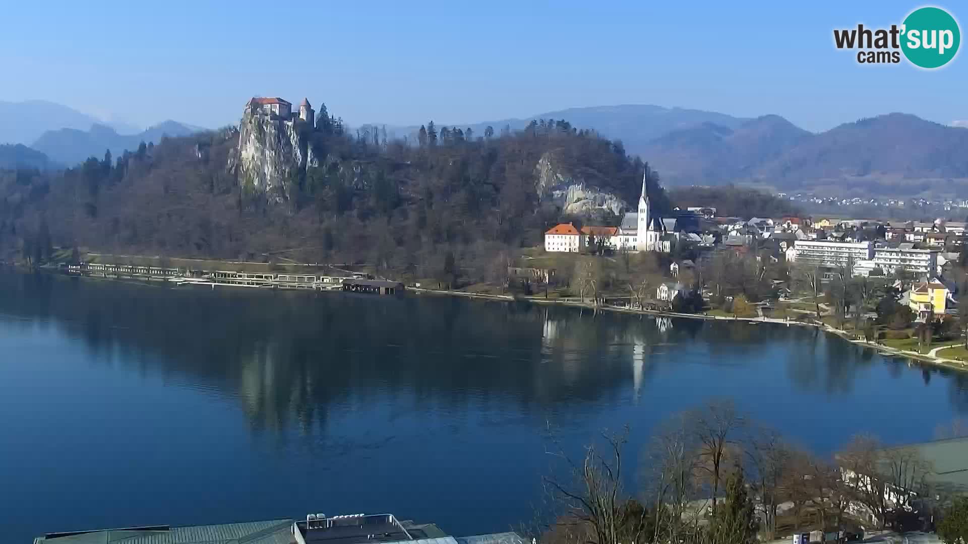 Panorama del lago Bled