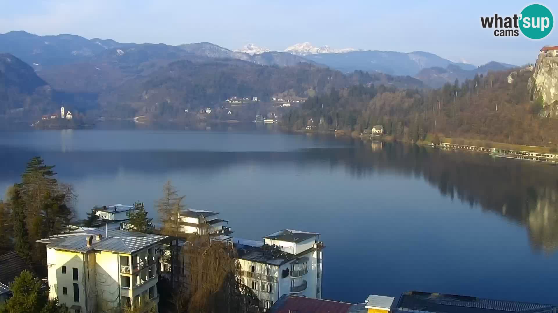 Panorama del lago Bled