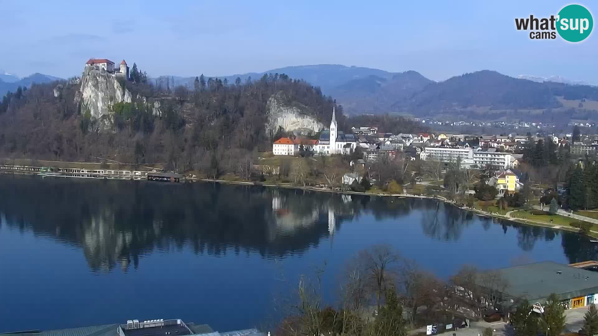 Panorama del lago Bled